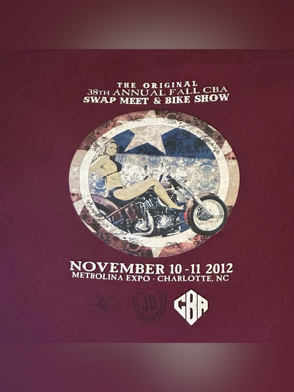 CBA Charlotte Annual Biker Meetup 3XL Tee